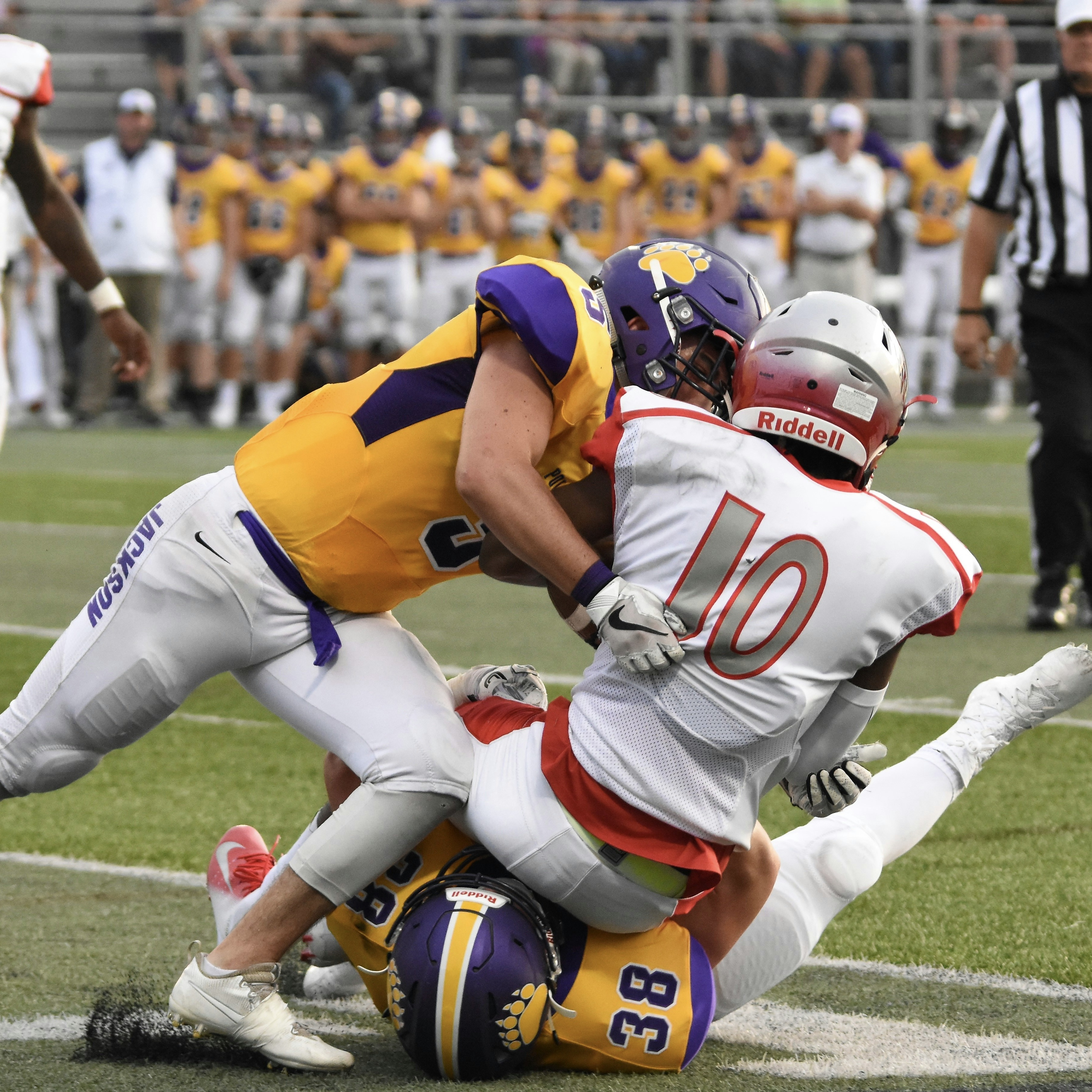 High school football game